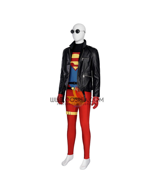 Cosrea DC Universe Superboy Conner Kent Cosplay Costume