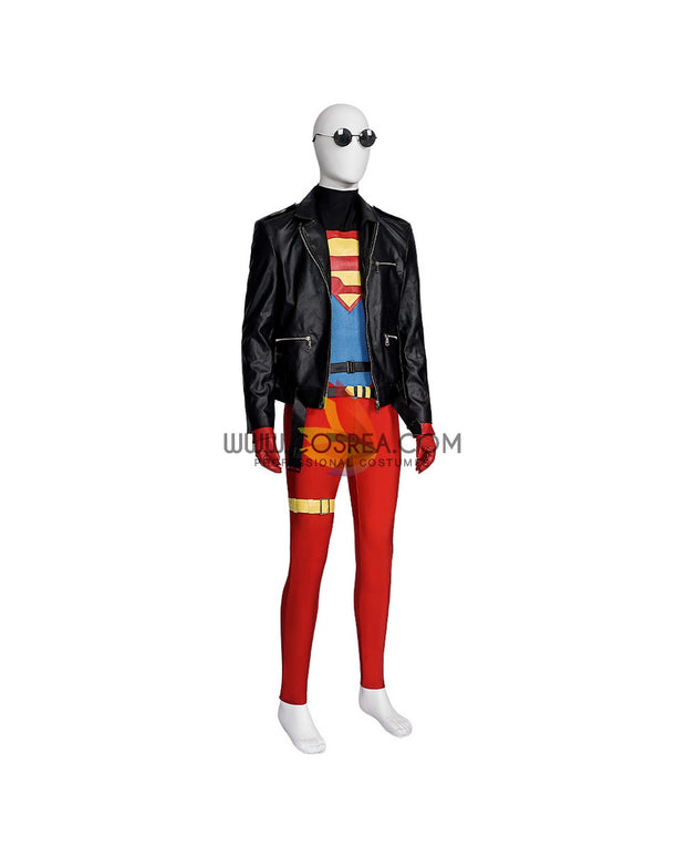 Cosrea DC Universe Superboy Conner Kent Cosplay Costume