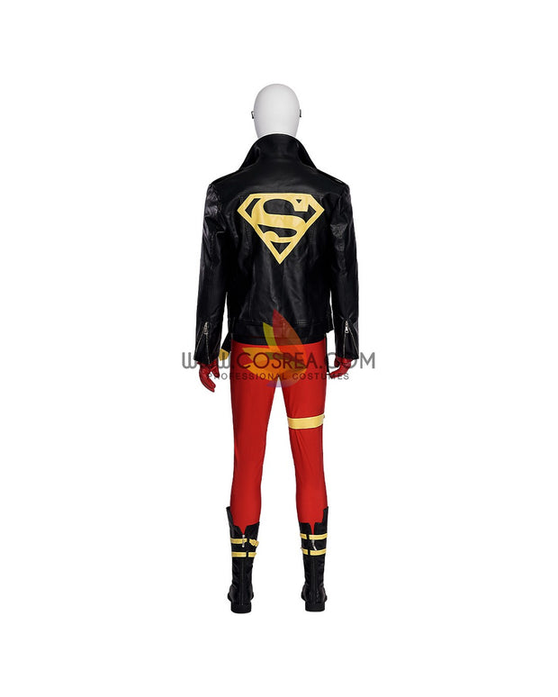 Cosrea DC Universe Superboy Conner Kent Cosplay Costume