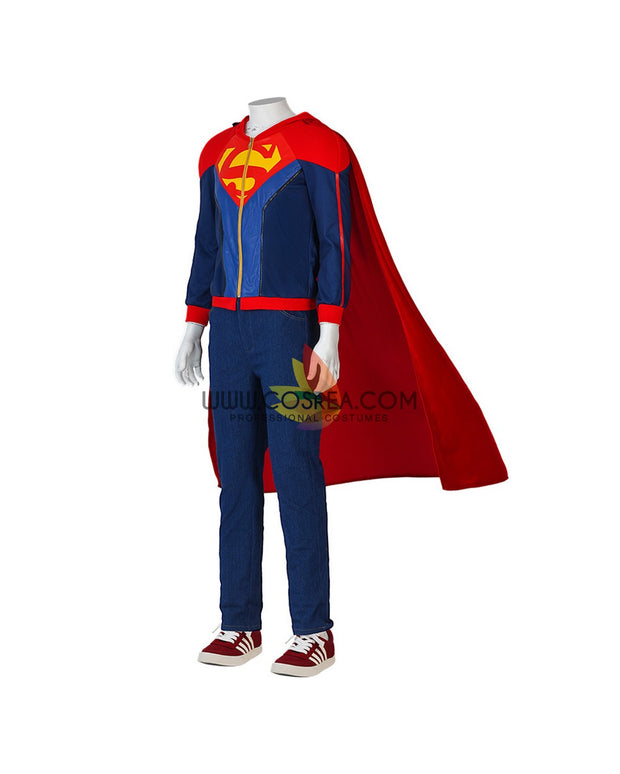 Cosrea DC Universe Young Jonathan Kent Battle of the Super Sons Cosplay Costume