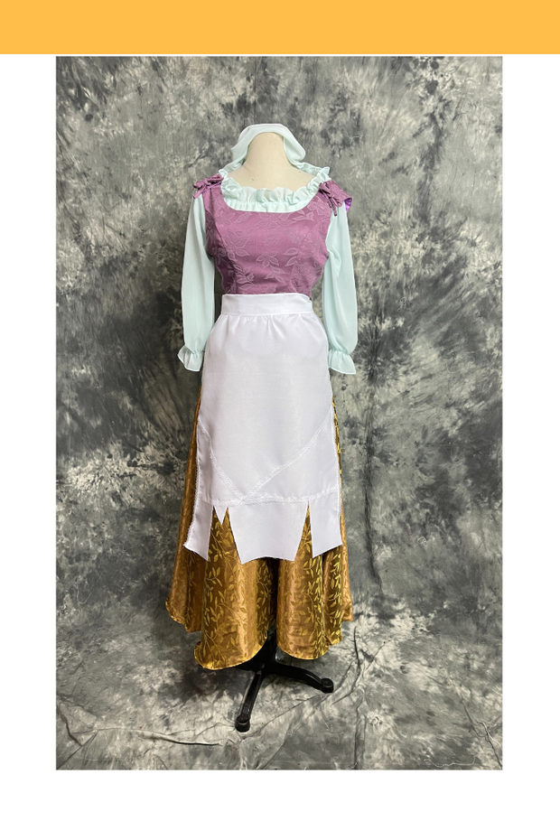 Cosrea Disney Cinderella Brocade Maid Cosplay Costume