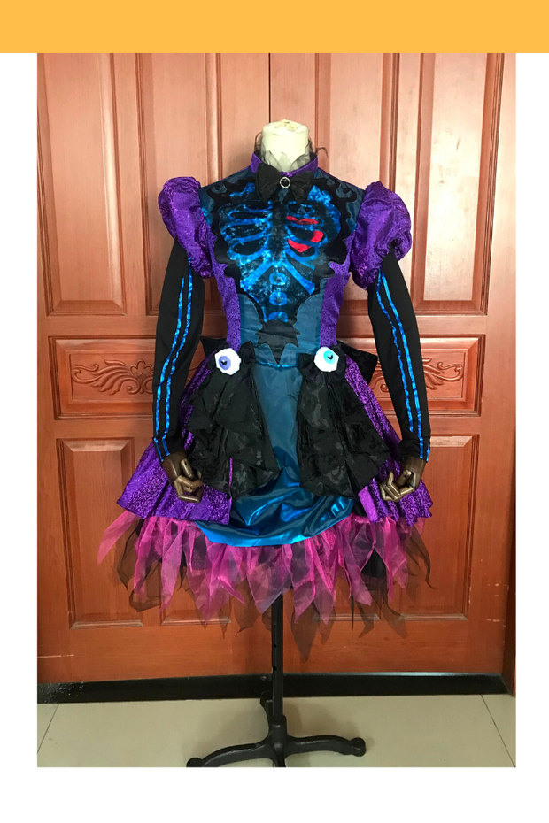 Cosrea Disney No Option Disney Parade Halloween Skeleton Cosplay Costume