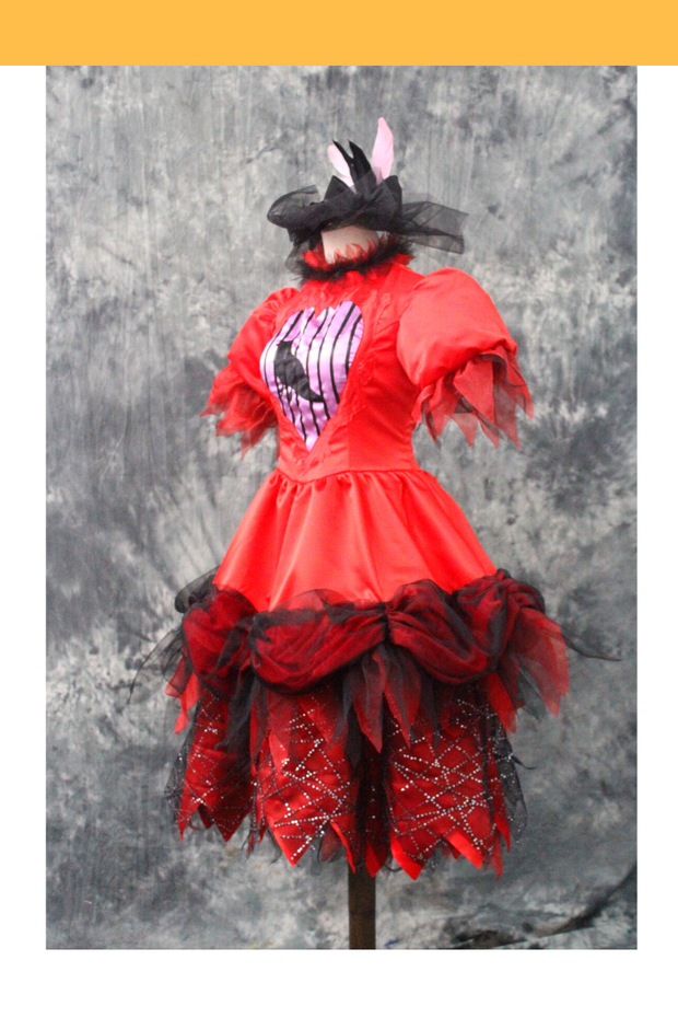 Cosrea Disney No Option Disney Parade Red With Black Overlay Halloween Cosplay Costume