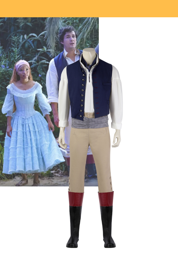 Cosrea Disney No Option Prince Eric Little Mermaid 2023 Cosplay Costume