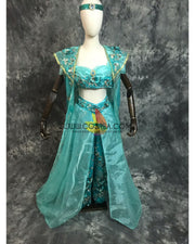 Cosrea Disney No Option Princess Jasmine With Embroidered Jacket Cosplay Costume