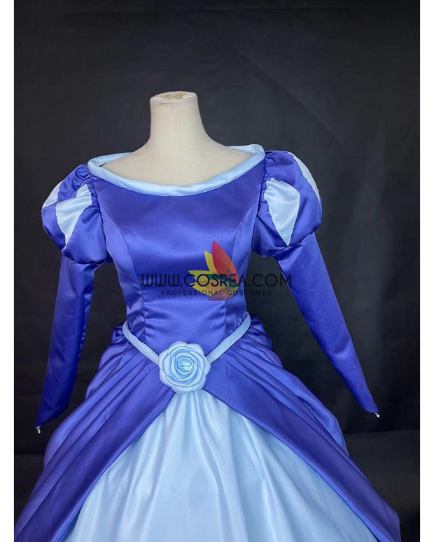 Cosrea Disney Princess Ariel In Blue Little Mermaid Cosplay Costume