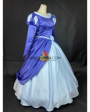 Cosrea Disney Princess Ariel In Blue Little Mermaid Cosplay Costume