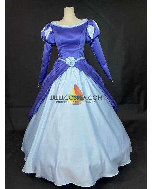 Cosrea Disney Princess Ariel In Blue Little Mermaid Cosplay Costume