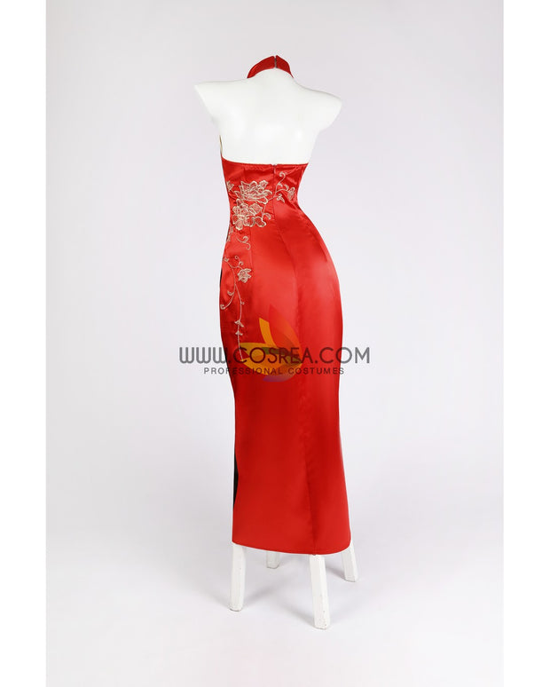 Cosrea Games Ada Wong Bicolor Qipao Dress Resident Evil 4 Remake Cosplay Costume