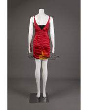 Cosrea Games Ada Wong Red Dress Resident Evil 4 Remake Cosplay Costume