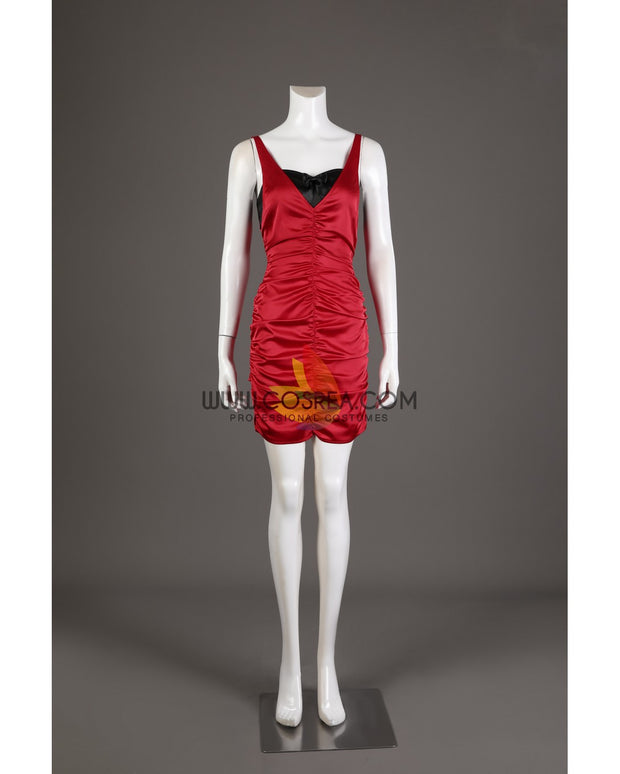 Cosrea Games Ada Wong Red Dress Resident Evil 4 Remake Cosplay Costume