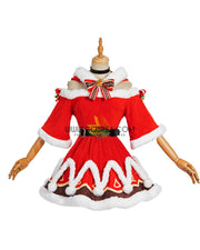 Cosrea Games Barbara Christmas Genshin Impact Limited Sizing Cosplay Costume