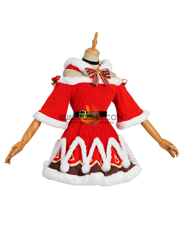 Cosrea Games Barbara Christmas Genshin Impact Limited Sizing Cosplay Costume