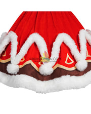 Cosrea Games Barbara Christmas Genshin Impact Limited Sizing Cosplay Costume