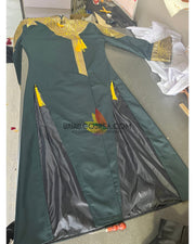 Cosrea K-O Custom Design Pine Green And Gold Embroidered Cosplay Costume