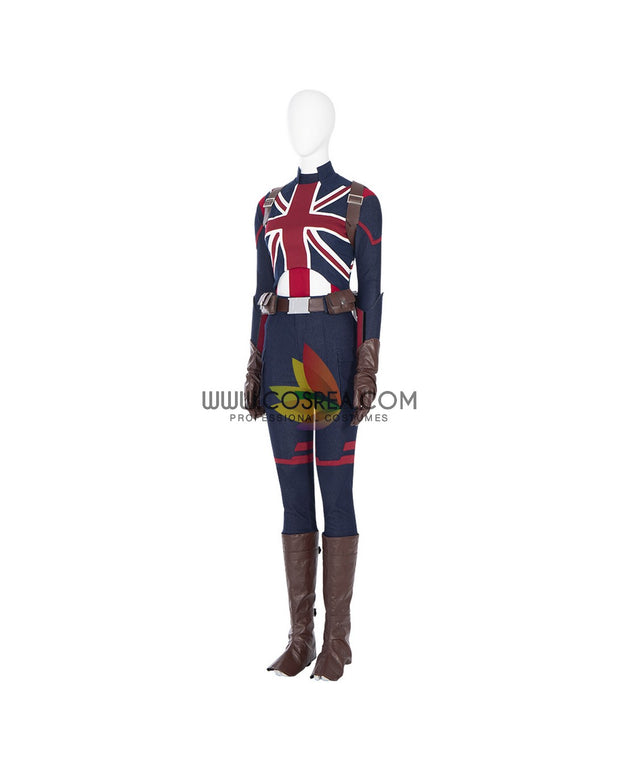 Cosrea Marvel Universe Captain Carter What If Cosplay Costume