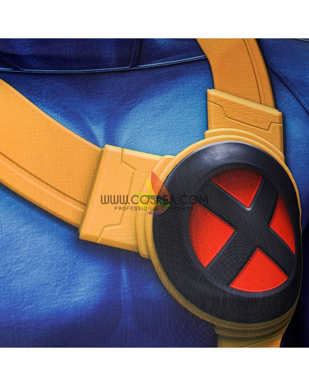 Cosrea Marvel Universe Cyclops 1997 XMen Cartoon Series Cosplay Costume