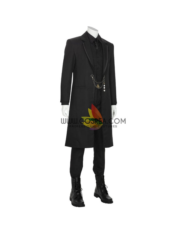 Cosrea Marvel Universe Doctor Strange Black Suit Cosplay Costume