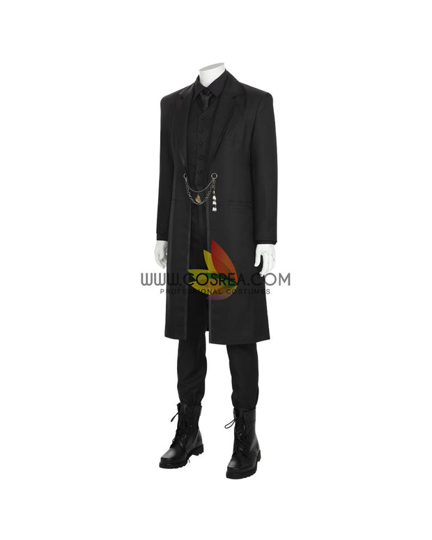 Cosrea Marvel Universe Doctor Strange Black Suit Cosplay Costume