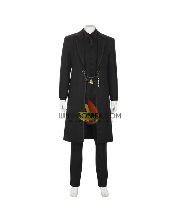 Cosrea Marvel Universe Doctor Strange Black Suit Cosplay Costume