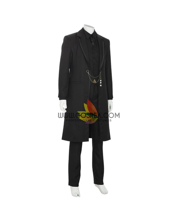 Cosrea Marvel Universe Doctor Strange Black Suit Cosplay Costume