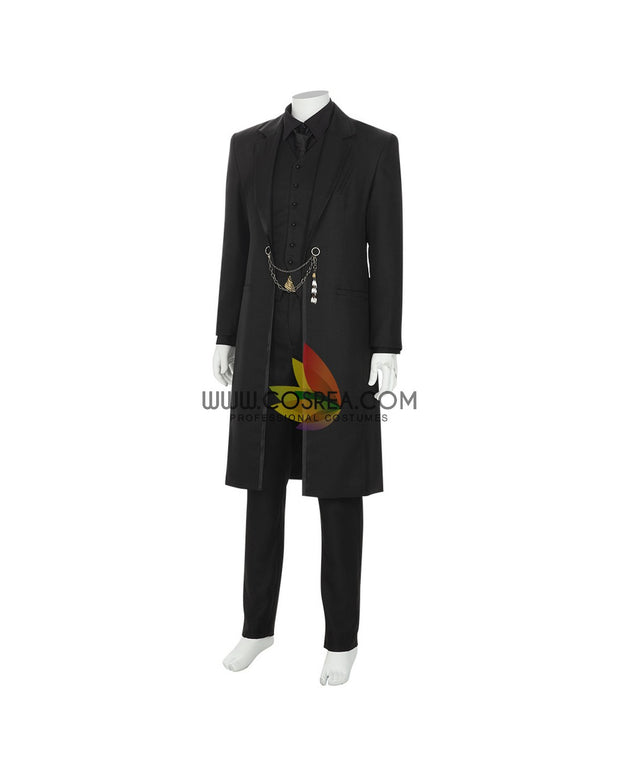 Cosrea Marvel Universe Doctor Strange Black Suit Cosplay Costume