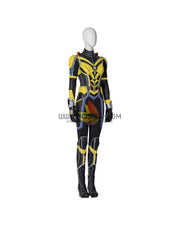 Cosrea Marvel Universe Janet Van Dyne Wasp PU Leather Cosplay Costume