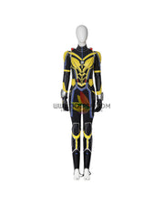 Cosrea Marvel Universe Janet Van Dyne Wasp PU Leather Cosplay Costume