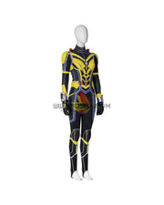 Cosrea Marvel Universe Janet Van Dyne Wasp PU Leather Cosplay Costume