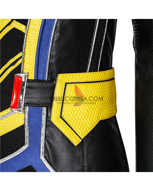 Cosrea Marvel Universe Janet Van Dyne Wasp PU Leather Cosplay Costume