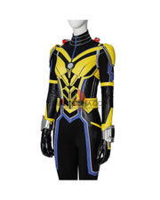 Cosrea Marvel Universe Janet Van Dyne Wasp PU Leather Cosplay Costume