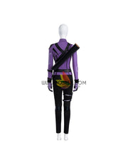 Cosrea Marvel Universe Kate Bishop Hawkeye Dark Purple Cosplay Costume