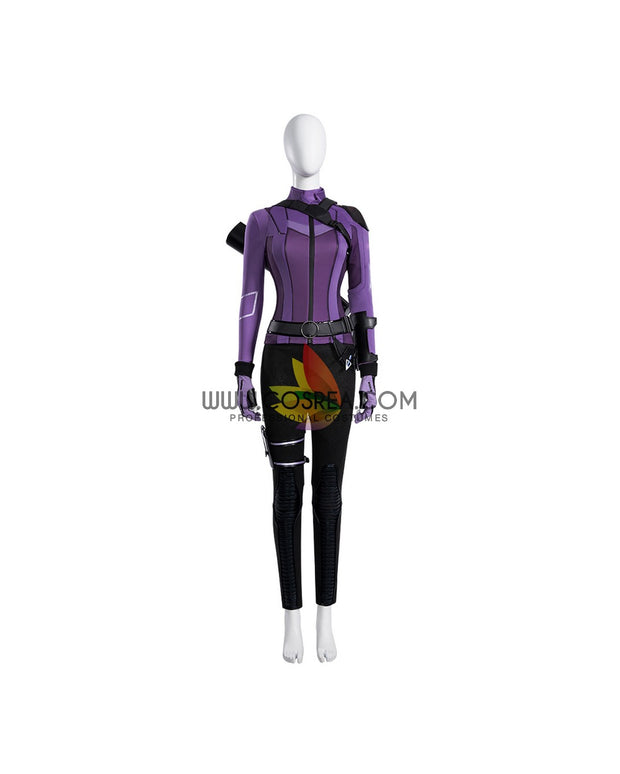 Cosrea Marvel Universe Kate Bishop Hawkeye Dark Purple Cosplay Costume