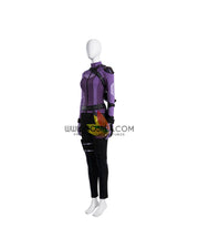 Cosrea Marvel Universe Kate Bishop Hawkeye Dark Purple Cosplay Costume