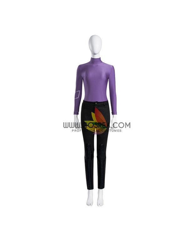 Cosrea Marvel Universe Kate Bishop Hawkeye Dark Purple Cosplay Costume