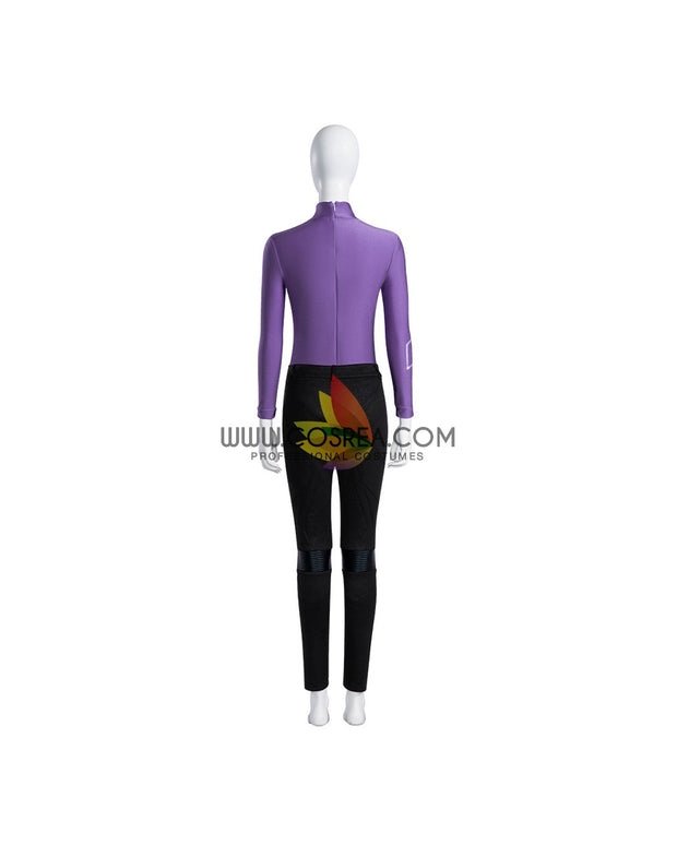 Cosrea Marvel Universe Kate Bishop Hawkeye Dark Purple Cosplay Costume