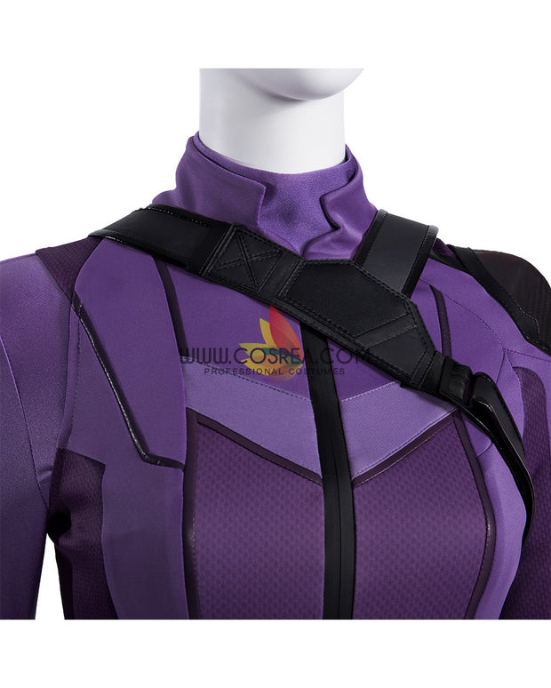 Cosrea Marvel Universe Kate Bishop Hawkeye Dark Purple Cosplay Costume