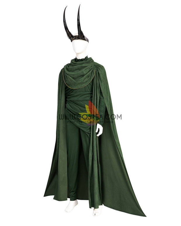 Cosrea Marvel Universe Loki God Form Textured Fabric Version Cosplay Costume