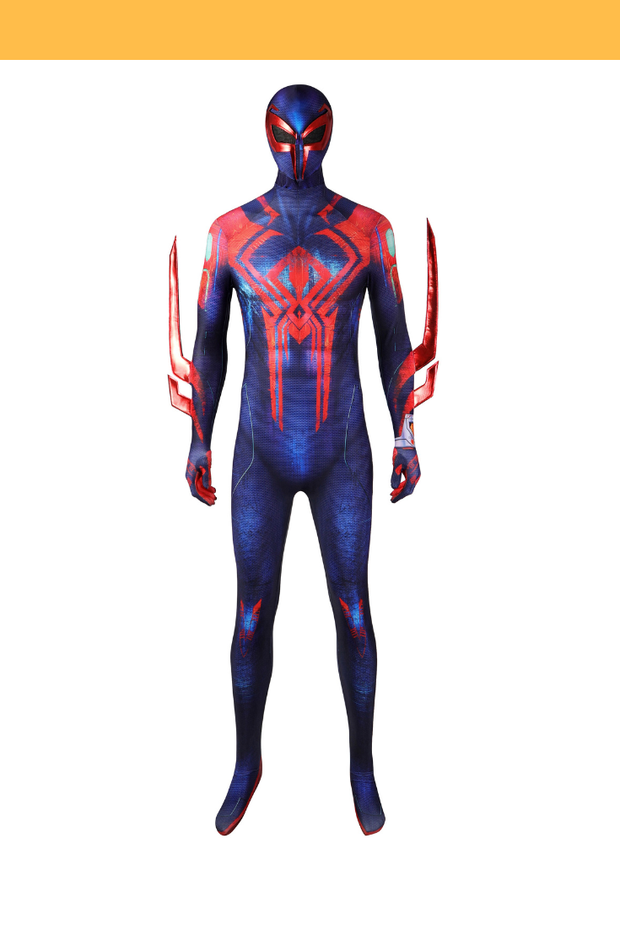 Cosrea Marvel Universe Miguel Spiderman 2099 Across The Spider-Verse Digital Printed Cosplay Costume