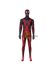 Cosrea Marvel Universe Miles Morales Crimson Cowl Digital Printed Cosplay Costume