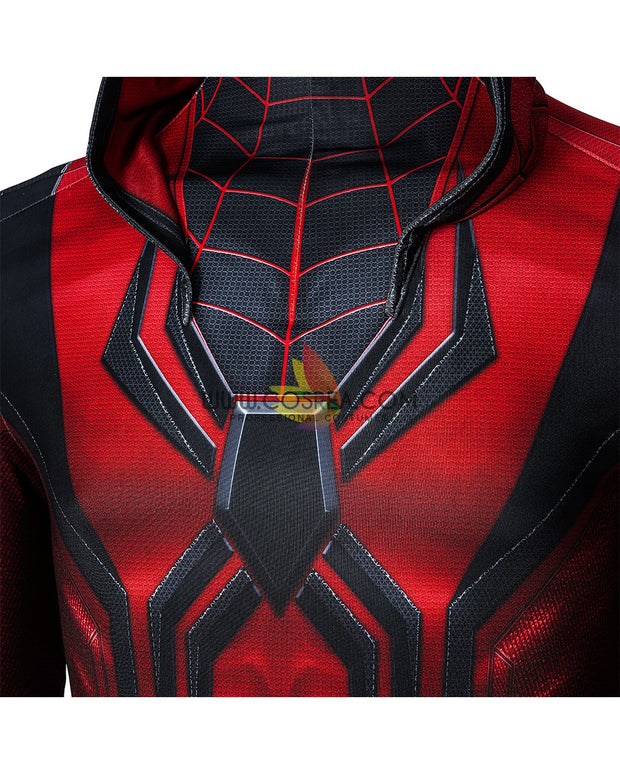 Cosrea Marvel Universe Miles Morales Crimson Cowl Digital Printed Cosplay Costume