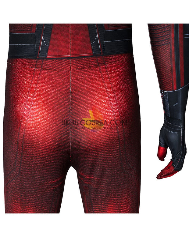 Cosrea Marvel Universe Miles Morales Crimson Cowl Digital Printed Cosplay Costume