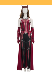 Cosrea Marvel Universe Scarlet Witch Textured Fabric Version Cosplay Costume