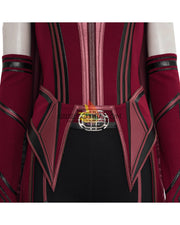 Cosrea Marvel Universe Scarlet Witch Textured Fabric Version Cosplay Costume