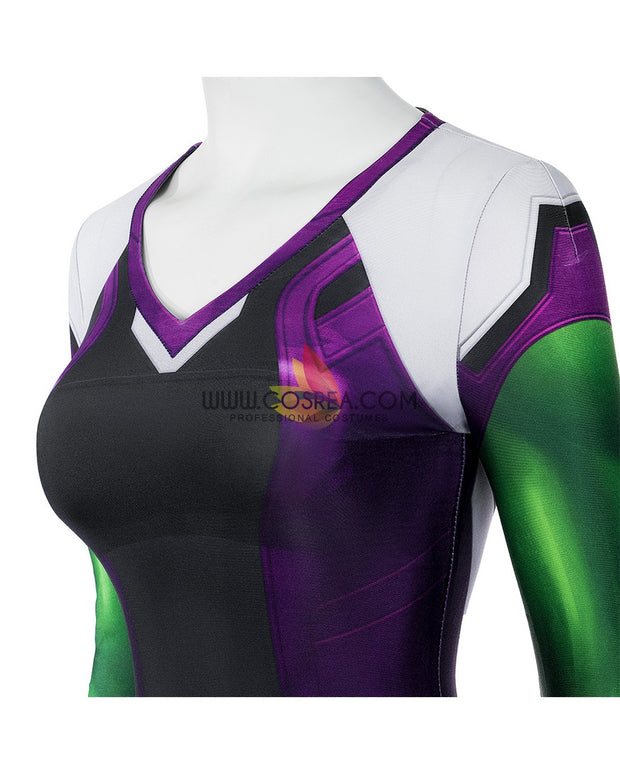 Cosrea Marvel Universe She-Hulk Digital Printed Cosplay Costume