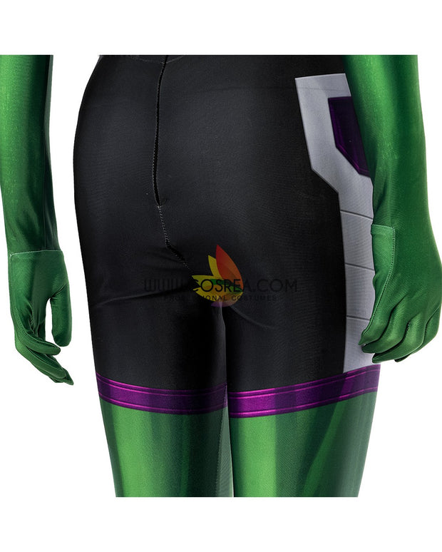 Cosrea Marvel Universe She-Hulk Digital Printed Cosplay Costume