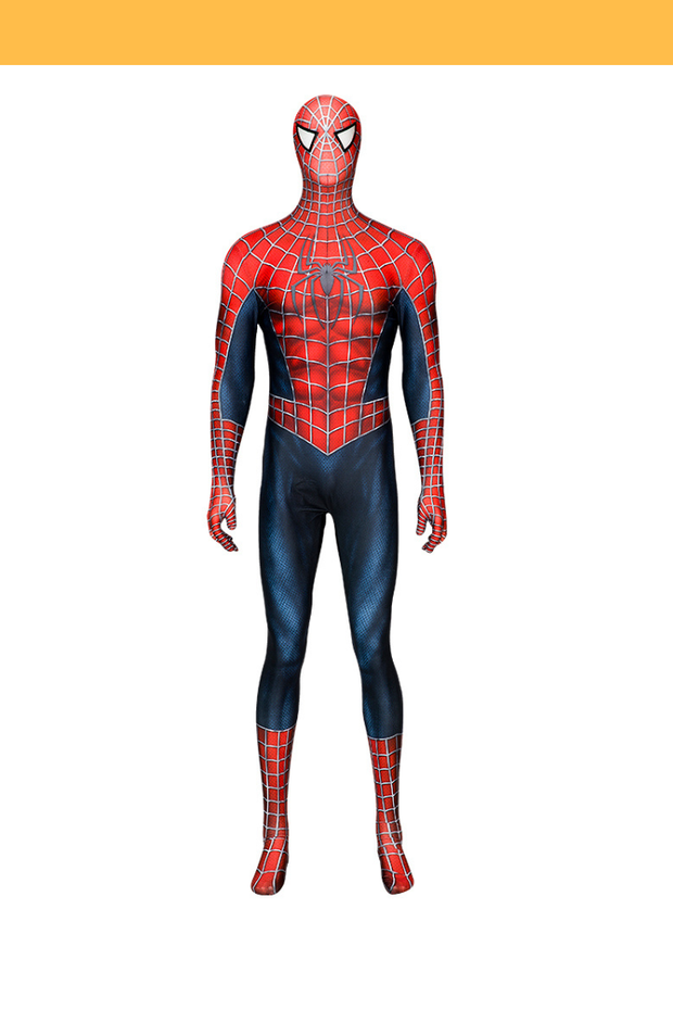 Cosrea Marvel Universe Spider Man 2002 Movie Digital Printed Cosplay Costume