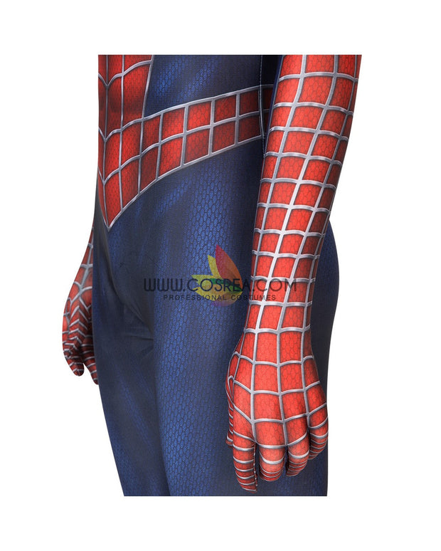 Cosrea Marvel Universe Spider Man 2002 Movie Digital Printed Cosplay Costume