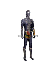 Cosrea Marvel Universe Spiderman No Way Home Black Version Digital Printed Cosplay Costume