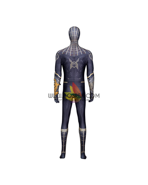 Cosrea Marvel Universe Spiderman No Way Home Black Version Digital Printed Cosplay Costume